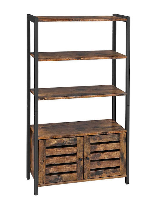 Brown Bookcase 70x30x121.5cm
