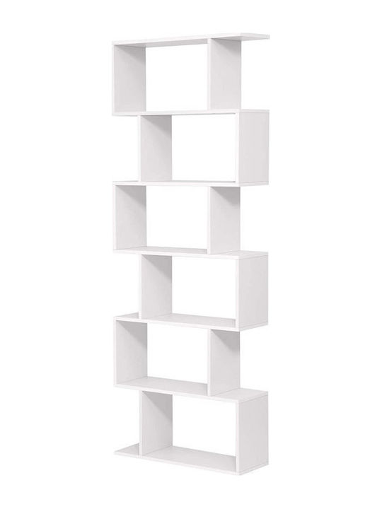 Bibliotecă Alb 70x24x190.5cm