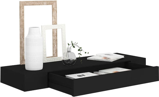 Shelf Wall 80x25x8cm Black Shelf Wall 80x25x8cm Black