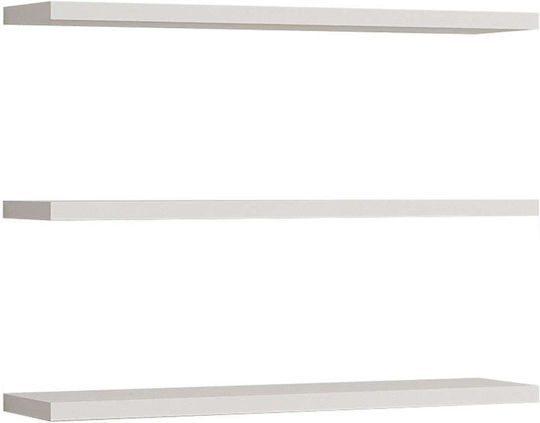 Shelves Wall Boss 3pcs 60x14.5x1.8cm White Shelves Wall Boss 3pcs 60x14.5x1.8cm White
