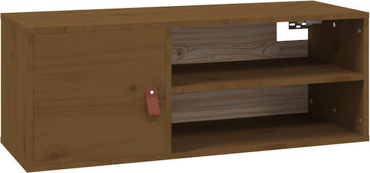 Hanging Living Room Cabinet Made of Natural Solid Wood 80x30x30cm