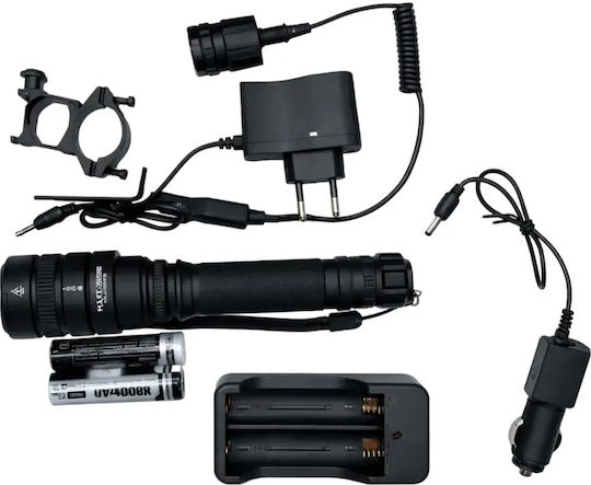 Rechargeable Flashlight LED IP65 with Maximum Brightness 2000lm 129 P50