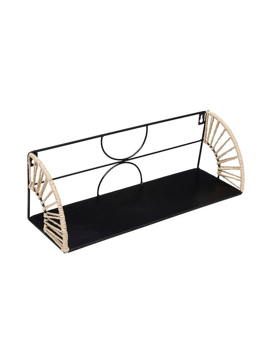 Ράφια Τοίχου Mileva Μπλε (2τμχ) 42x14x14εκ.