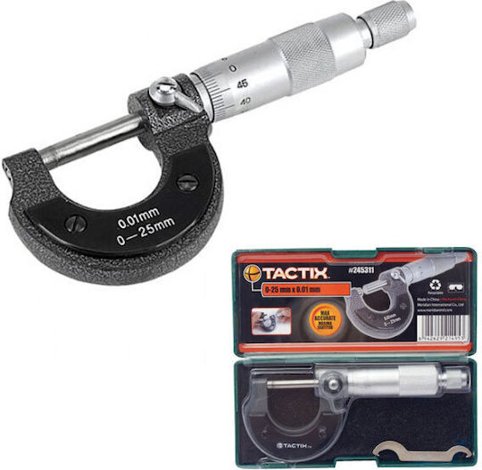 Tactix Micrometer 0-25mm