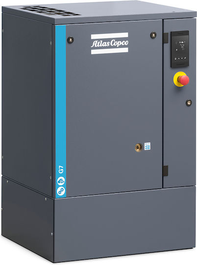 Atlas Copco G7P Κομπρεσέρ Αέρος 145dB με Ισχύ 10hp και Αεροφυλάκιο 270lt
