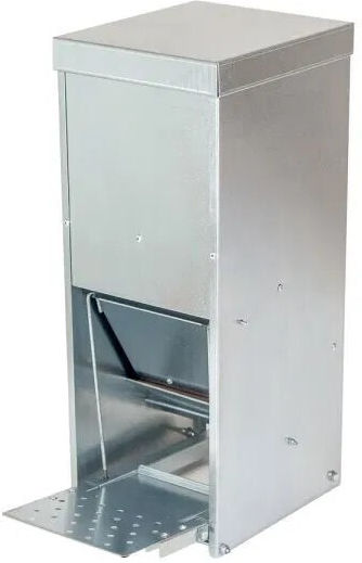 Tycoon Automatic Metal Feeder for Chickens and Poultry with Capacity 15lt