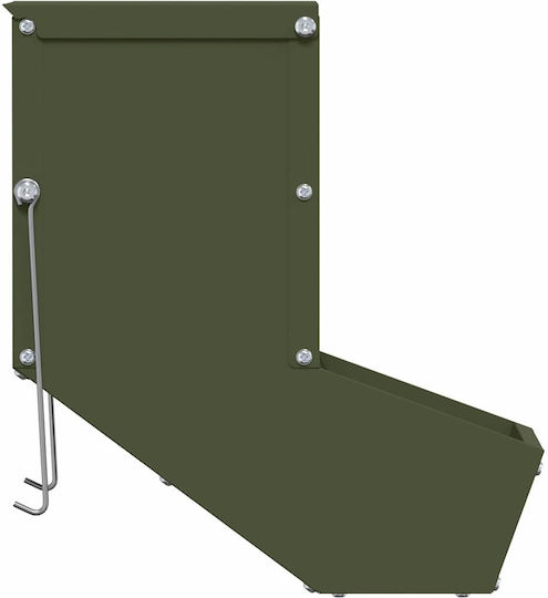 vidaXL Hamster olive Feeder with Capacity 1.5kg 17.5x26x28.5cm.