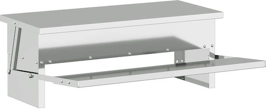 vidaXL Huhn Futtermittel mit Kapazität 2.07kg 48.5x39.5x19cm.