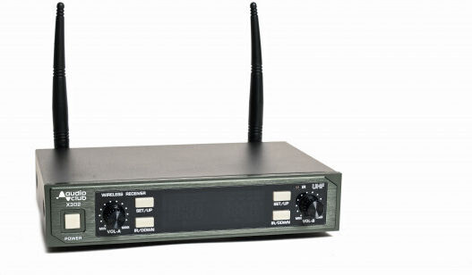 Audio Club X302 Wireless Handheld Microphone Set for Vocals