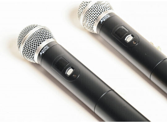 Audio Club X102 Wireless Handheld Microphone Set for Vocals
