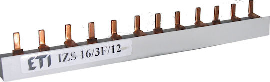 3p 63a 10mm2 Stick Connection Rail 54 Mod Izs10 3f 54 002921103