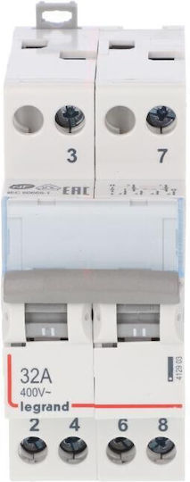 Legrand Cx3 Dreipoliger Schaltpaneel-Druckknopfschalter 230V 32A