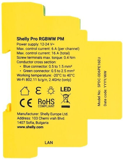 Shelly Pro Comutator de Șină