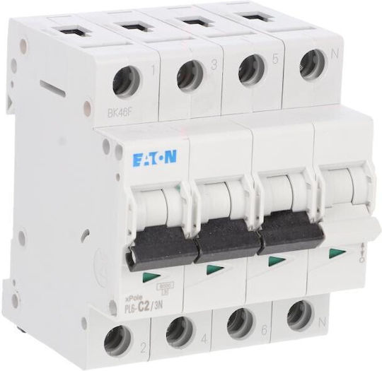 Eaton Автоматичен Прекъсвач 2Спецификация Четириполюсен AC 106905