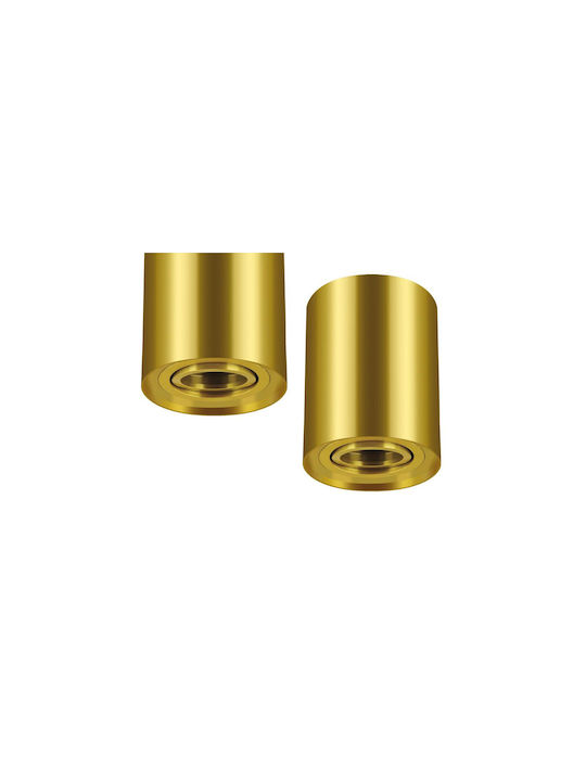 Struhm Einzel Spot mit Fassung GU10 in Gold Farbe