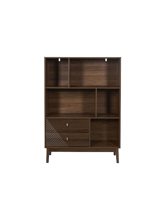 Βιβλιοθήκη Καφέ 100x35x140εκ.