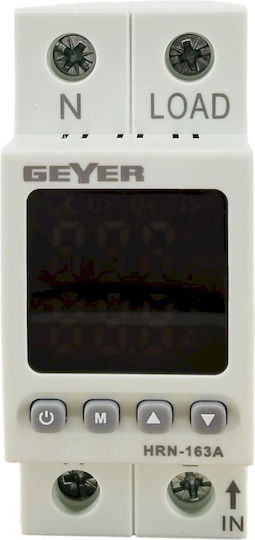Geyer Single Phase Voltage Monitor Rail Digital HRN-163A