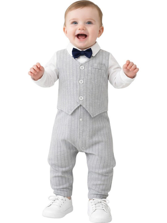 TakTakBaby Babystrampler Langärmliges Gray
