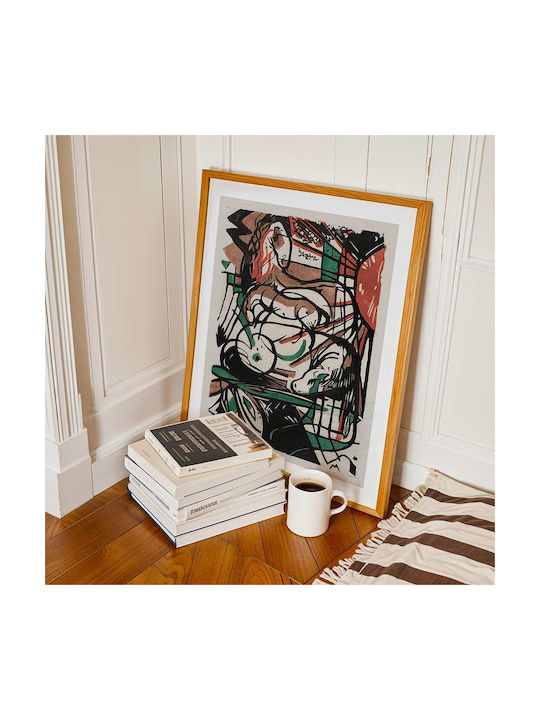 Poster Franz Marc Geburt Pferde Kunst126 50cm x 70cm