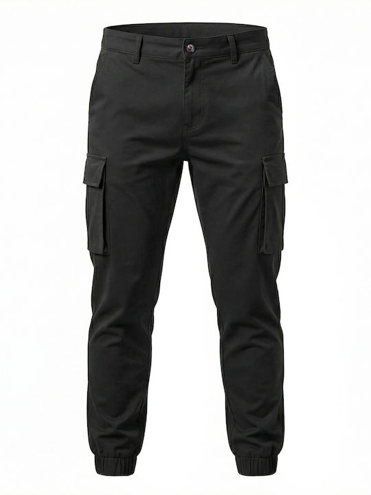 Cargo Trousers in Regular Fit Black