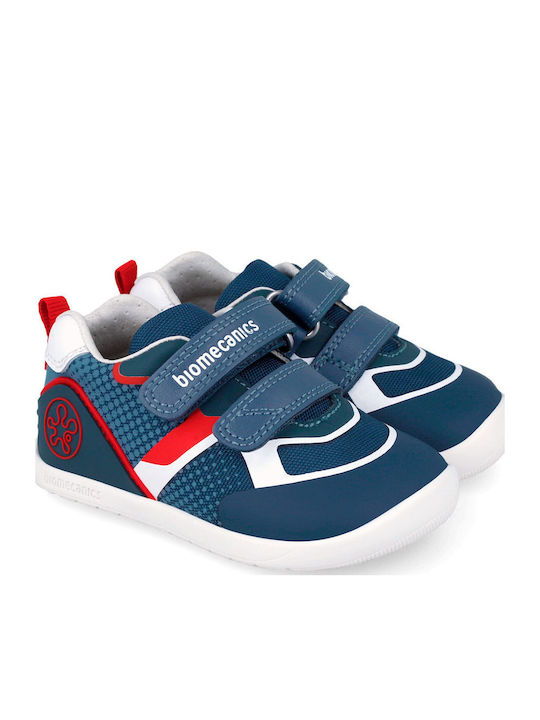 Παιδικά Sneakers Ανατομικά με Σκρατς Μπλε