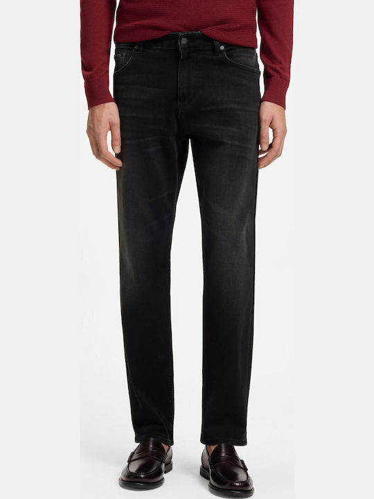 Re.maine Men's Elastic Black Jeans Pants