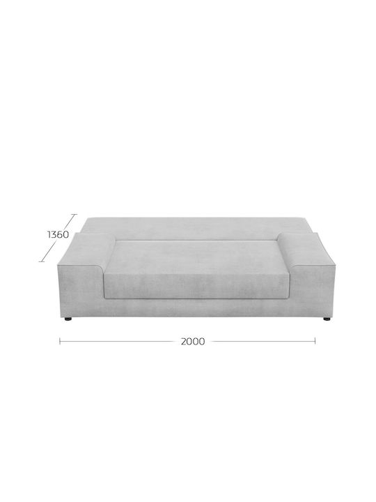 Favorite Three-Seater Sofa Bed Beige 200x81x71cm