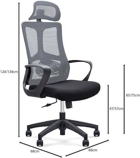 Cf8600 Executive Office Chair Grey