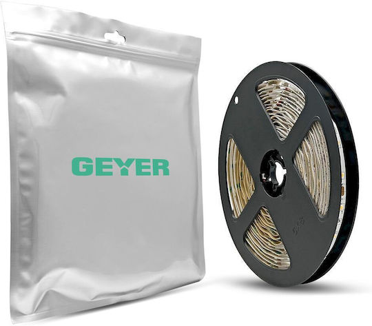 Geyer Wasserdicht LED-Streifen 12V Natürliches Weiß Licht 5m Typ SMD2835