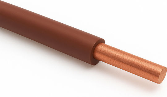 Electrical Cable Nya H05v-u 1x1mm² Brown Single Core Top Coil 100m