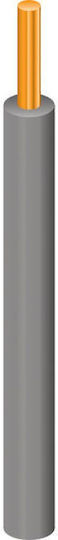 Geyer Geyer Power Cord Type NYA with Cable Properties 1x1.5mm² in Grey Colour 1m