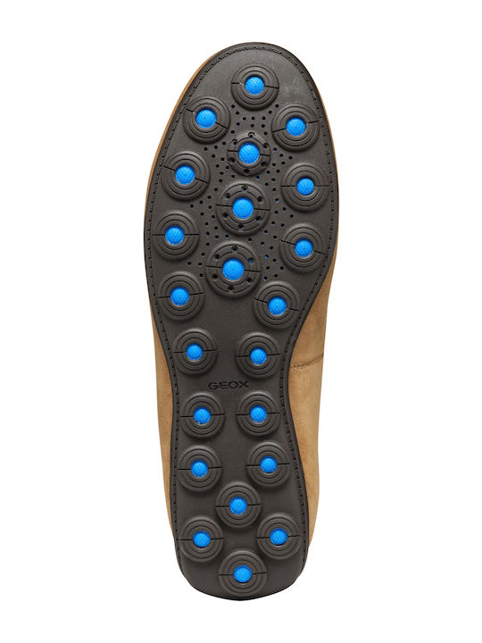 U Spherica Δερμάτινα Ανδρικά Loafers σε Καφέ Χρώμα