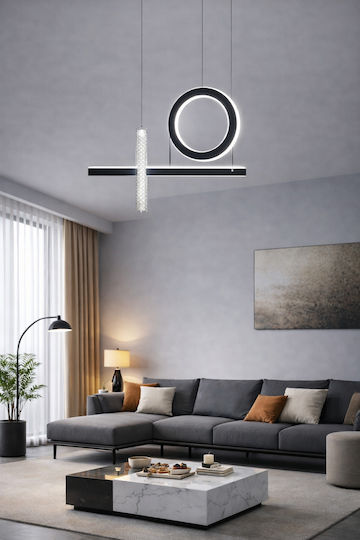 Universo Illuminazione Deckenleuchte Schwarz mit Integrierter LED
