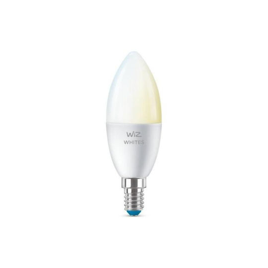 WiZ Smart Bulb LED 40W for Socket E14 and Shape C37 Adjustable White Dimmable