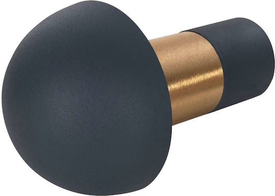 Freebox Metal Table Lamp for Socket E27 with Blue Shade and Gold Base