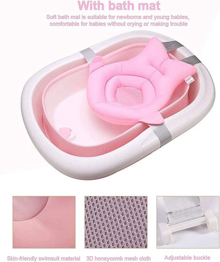 Little Mom Baby Bath Seat Pink