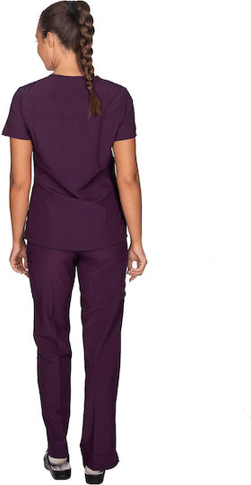 Alezi Women's Purple Pants & Blouse Set