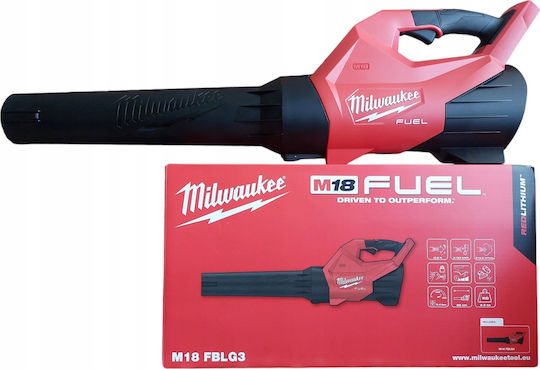 Milwaukee Milwaukee Handheld Battery Leaf Blower 18V Solo with Volume Control and Maximum Air Speed 193km/h