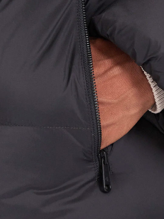 Winter Puffer Jacket Waterproof Black