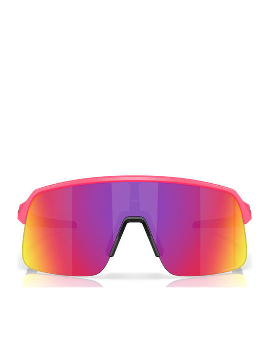 Oakley Lite S Γυαλιά Ηλίου Ροζ με Κοκκάλινο Σκελετό Oakley Lite S Γυαλιά Ηλίου Ροζ με Κοκκάλινο Σκελετό