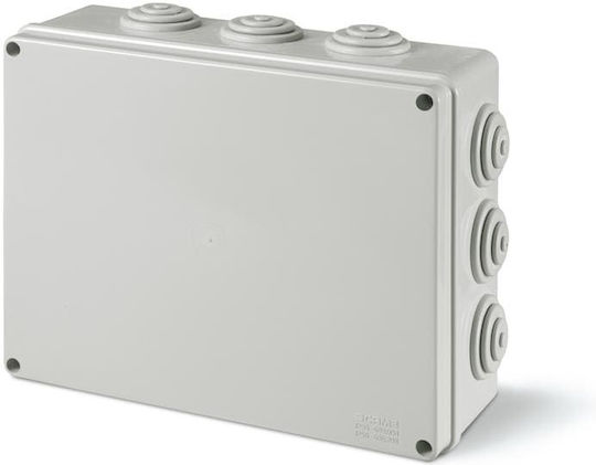 Scame Surface Mounted Electrical Box Branching IP55 in Gray Color