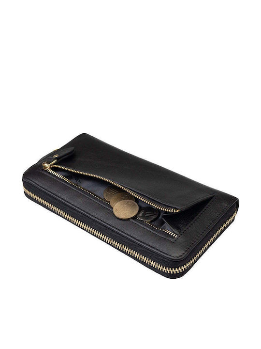 Leather Women's Wallet Black