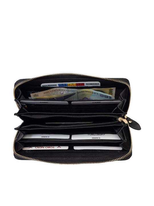 Leather Women's Wallet Black