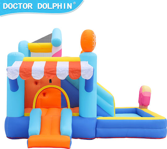 Fun Baby Inflatable with Trampoline and Slide for Age 4-6