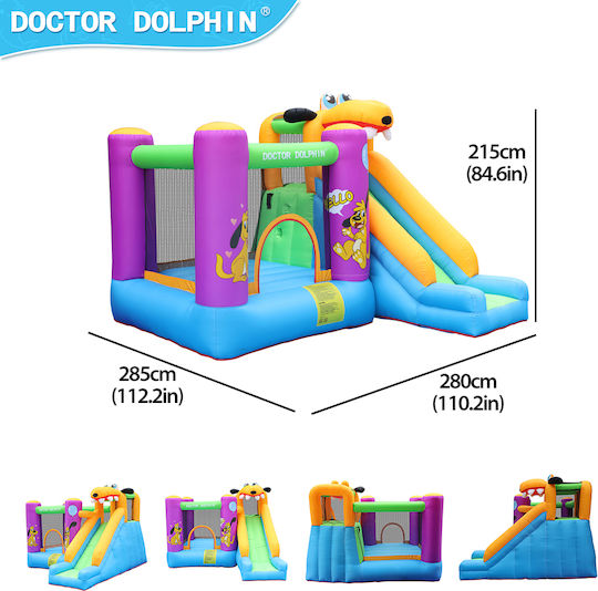 Fun Baby Inflatable with Trampoline & Slide for Ages 3+
