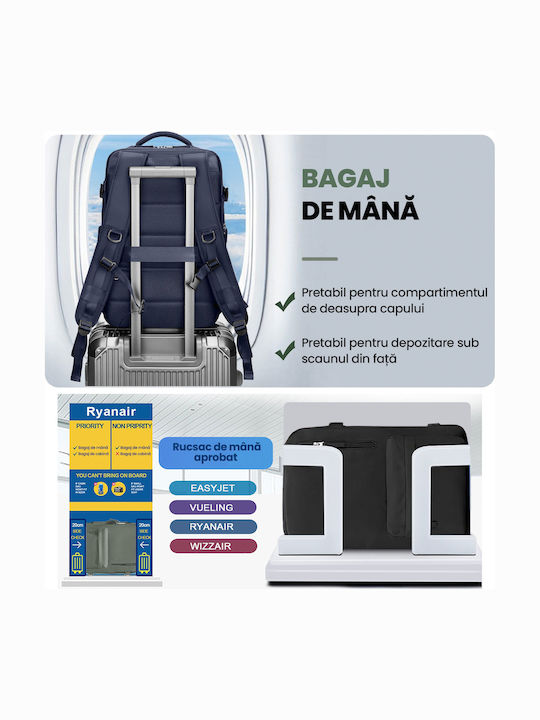 Quasar Backpack Αδιάβροχο 23lt Navy Μπλε