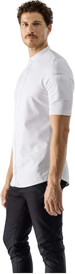 Le Nouveau Chef Rashguard Bucătar Bumbac Alb cu Mâneci scurte