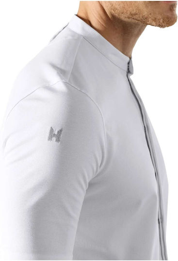 Le Nouveau Chef Rashguard Bucătar Bumbac Alb cu Mâneci scurte