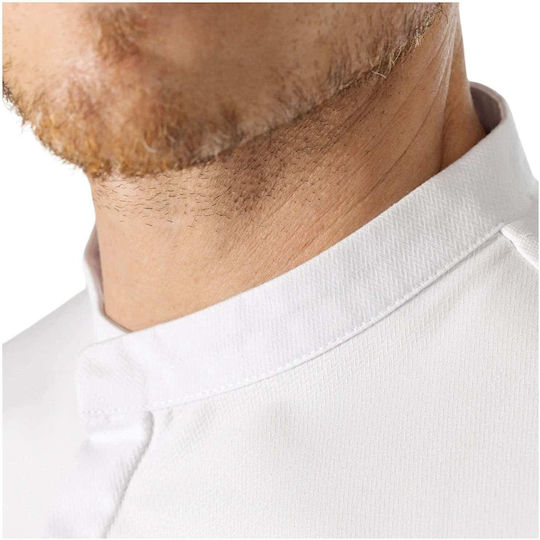 Le Nouveau Chef Rashguard Bucătar Bumbac Alb cu Mâneci scurte