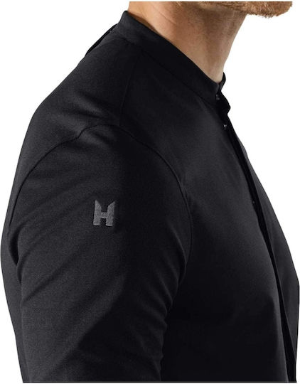 Le Nouveau Chef Rashguard Bucătar Bumbac Negru cu Mâneci scurte